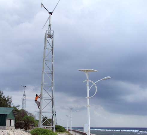 Lighting Spratly Islands with “clean power”